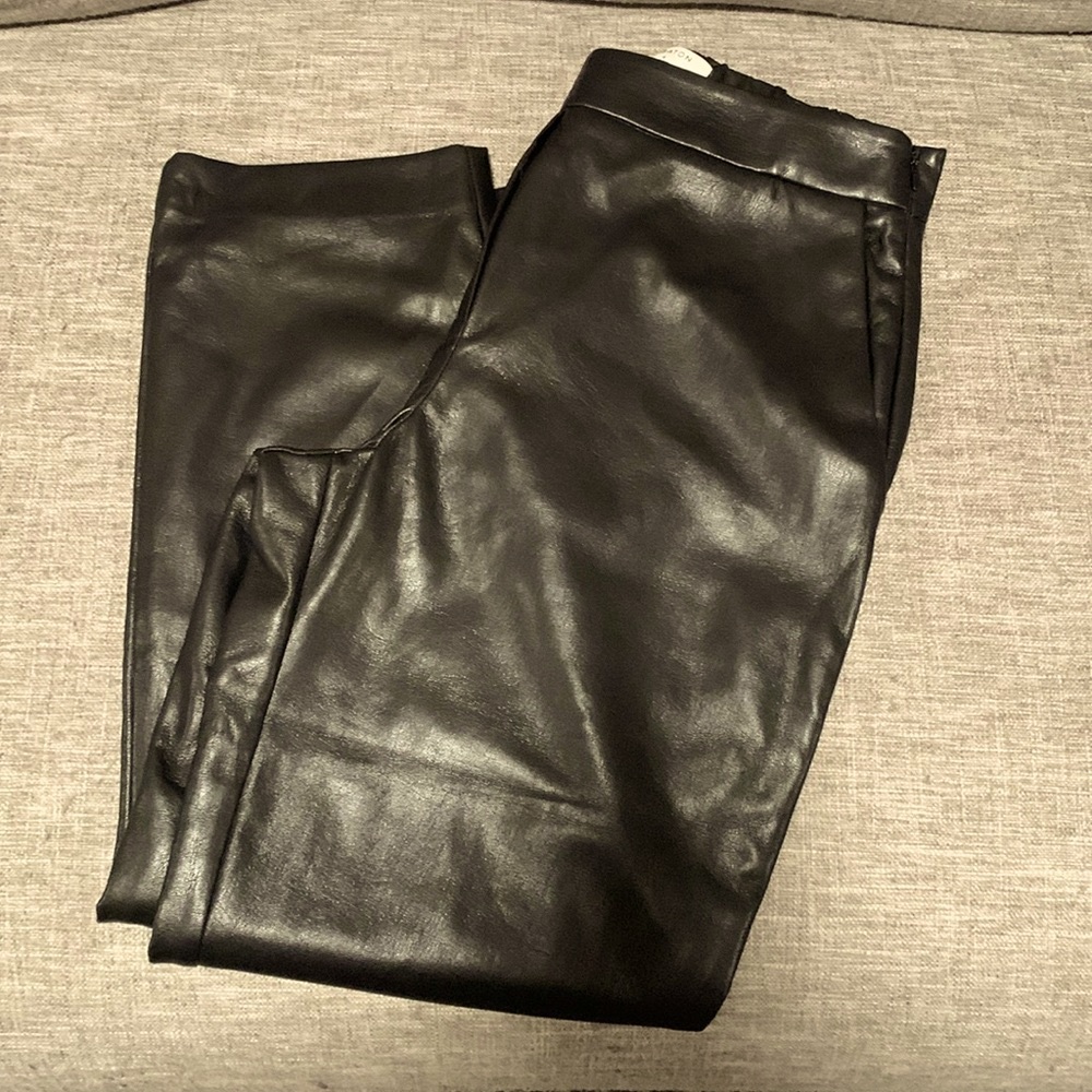 Aritzia Babaton vegan leather trousers